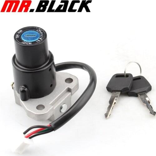 Motorcycle The start switch electric door lock front switch lock suitable for YAMAHA DT125 DT200 TW200 TW225 XT225 TZR250