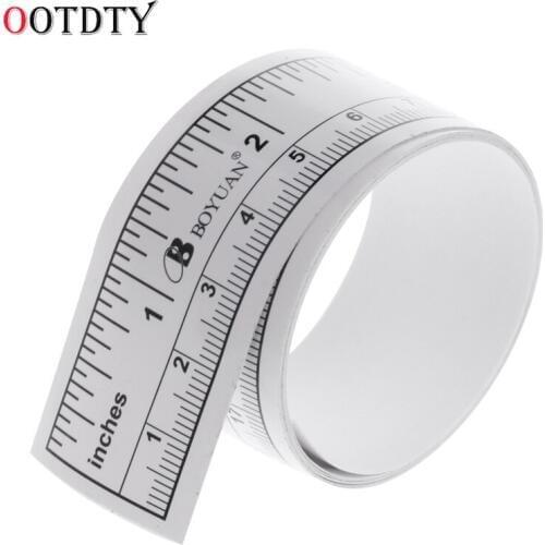 OOTDTY 90cm Self Adhesive Metric Measure Tape Vinyl Ruler For Sewing Machine Sticker