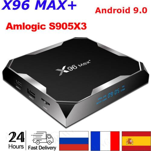 X96 Max plus Smart Android 9.0 TV Box Amlogic S905X3 4GB 64GB 32GB 8K Wifi 2.4/5G 4K X96Max+ Set Top Box 2GB 16GB PK X96Q Mini