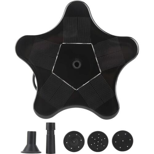 Solar-Power Floating Water Fountain Pump Water Pump Panel Kit Garden Outdoor Birdbath