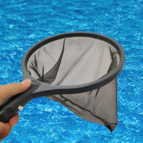 Heavy Duty Swimming Pool Skimmer Net Spa Fountain Pond Leaf Rake Cleaning Tool Fine Mesh Net Bag Catcher