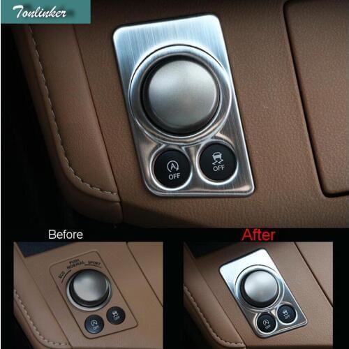 Tonlinker Cover Case Sticker for Lexus ES200 250 300h 350 2016 Car Styling 1PCS stainless steel drive mode adjust panels sticker