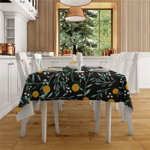 Y JIANG Linen Tablecloths On The Table