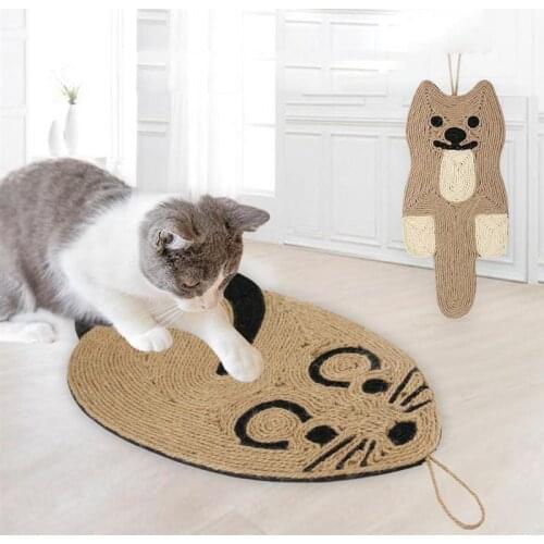 Funny Cat Scratching Mat Mouse Shaped Cat Scratcher Board Kitten Corrugated Cardboard Scratch Pad Claws Care Gatos Cat Toy