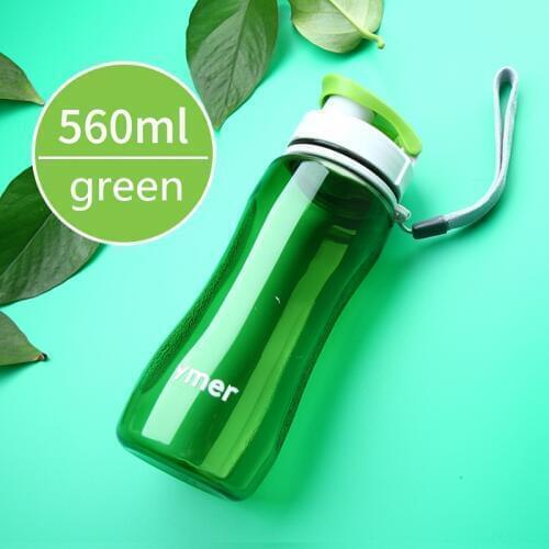 2020 Healthy Bicycle Water Bottle Simple Space Sport Copo Travel Hiking Running Bottle Leak-Proof BPA Space Sport Vaso 560ML