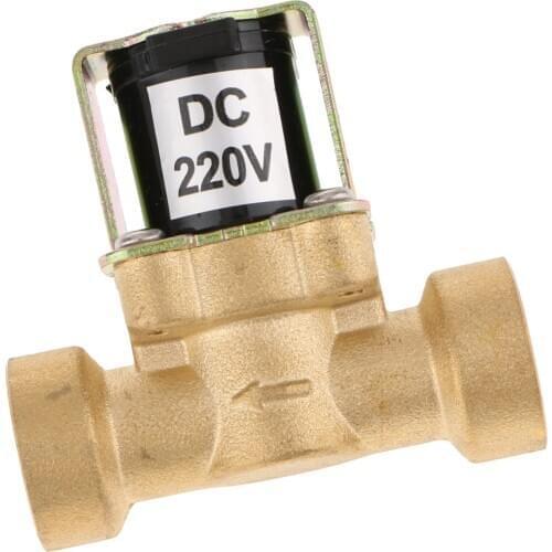 220V DC Electric Solenoid Valve for Solar Water Heater 0.02-0.8mpa