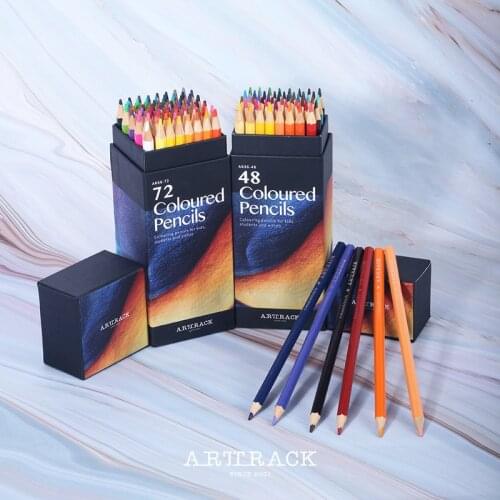24/36/48/72 Color Pencils Lapis De Cor Professionals Artist Painting Oil Color Pencil For Drawing Sketch Art Supplier