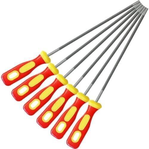 3pcs Round High Carbon Steel Sharpening Chainsaw Saw Chain Files Sharpener