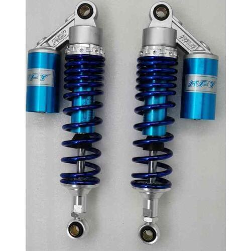 360MM 8mm spring Motorcyc Shock Absorbers for Honda CB1300 CB1000 XL175 Yamaha Suzuki Kawasaki Z1300 ZRX1200 ZRX1100 Black Blue