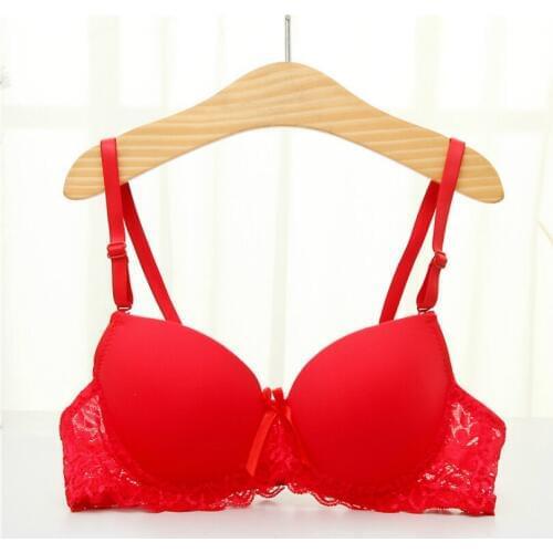Sexy lace women bra Three Quarters(3/4 Cup) Sexy Underwire Lace Solid Bras Underwear Women Bra Big Size Gather Sexy Bras