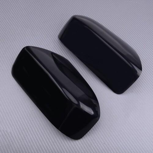 1Pair Side Door Rearview Wing Mirror Covers Black ABS Fit For Honda Accord 2003 2004 2005 2006 2007