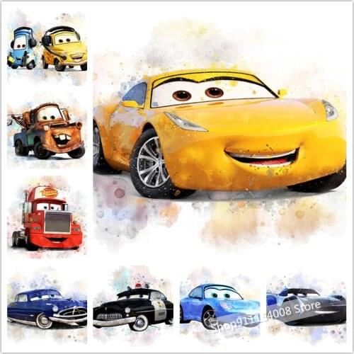 Disney Diamond Painting Full Round Drill Embroidery Art Cars Picture Mosaic Cross Stitch Kits Rhinestone Paiting Decorations