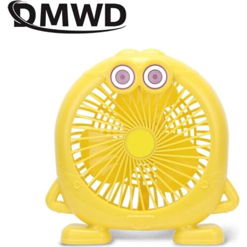 DMWD Mini USB Fan Desktop Desk Small Fans For Home Office Electronic Summer Gadgets Portable Cooler Cooling Fan