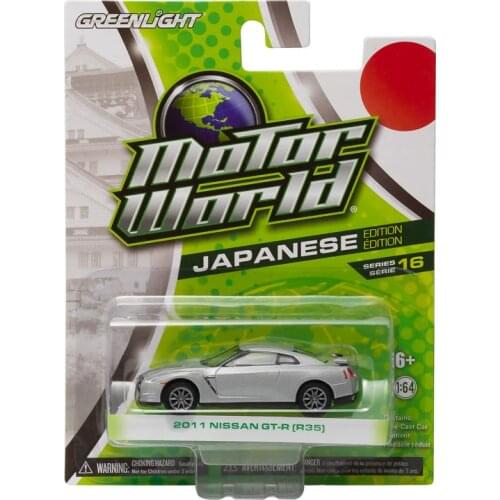 GreenLight 1:64 2011 Nissan GT-R (R35) Alloy model car Metal toys for childen kids diecast gift
