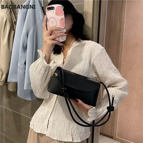 Retro Solid Color Small Pu Leather Mini Crossbody Bag For Women Shopping Purse Simple Style Solid Color Small Shoulder Bags