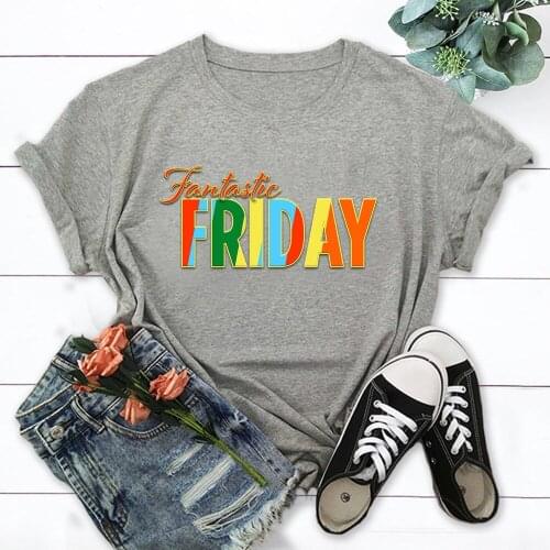Friday Fashion Summer Tops T Shirt Women Tshirt New Tshirt Graphic Tee Women T-shirt Female Tee Shirt TX9545