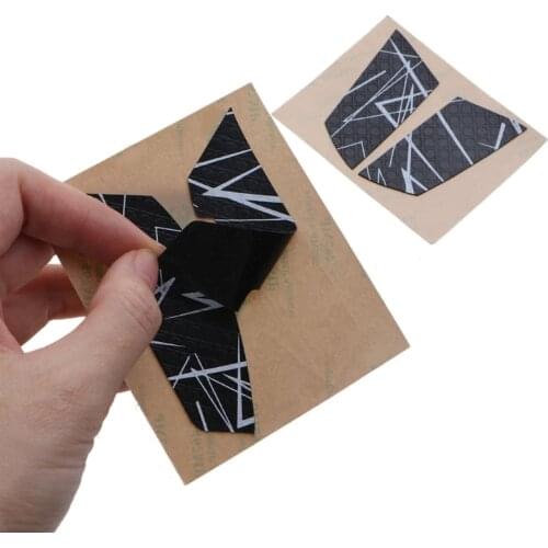 5.12x3.94in Mouse Skin Mouse Anti-slip Tape Mouse Skates Side Stickers for logitech G102 G304 Mouse Moisture Wicking B2EA
