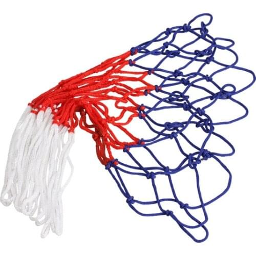 Nylon Thread Basketball Rim Mesh Net Standard Sports Basketball Net 12 Outdoor Sports Basketball Net Basketball Supplies