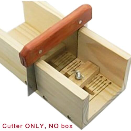 Cut soap vegetable wax or cake Soap Cutter Straight Stainless Wax Dough Slicer Wooden Handle for Soaps Making TS2