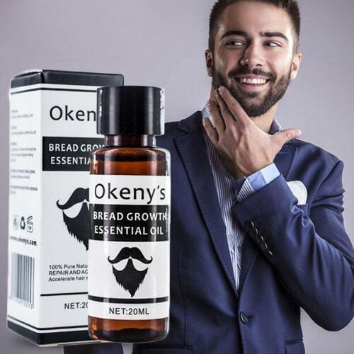 Original Beard Growth Oil Mustache Grow Stimulator 100% Natural Accelerate Beard Growth Oil Hair Moisturizing