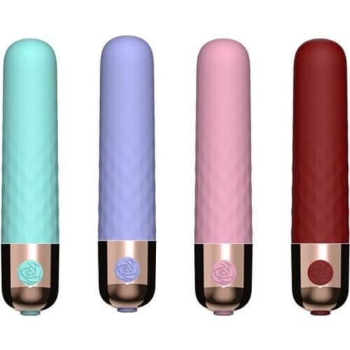 Rechargeable Vibrating AV Bullet 10 Speed G-Spot Vibrator Powerful Male Masturbator Sex Toys Waterproof Massagers Women