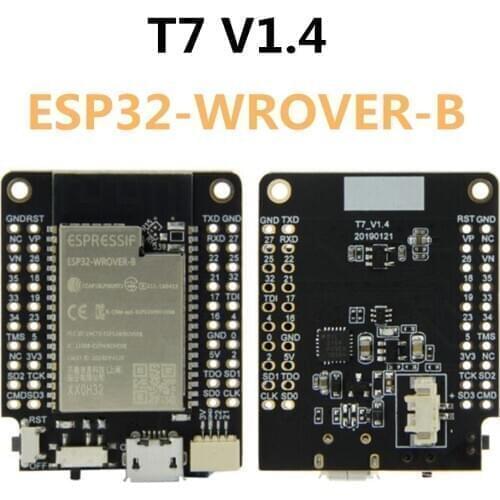 T7 V1.4 Mini32 Expansion Board ESP32-WROVER-B 4MB flash 8Mb PSRAM Wi-Fi Bluetooth Module Development Board