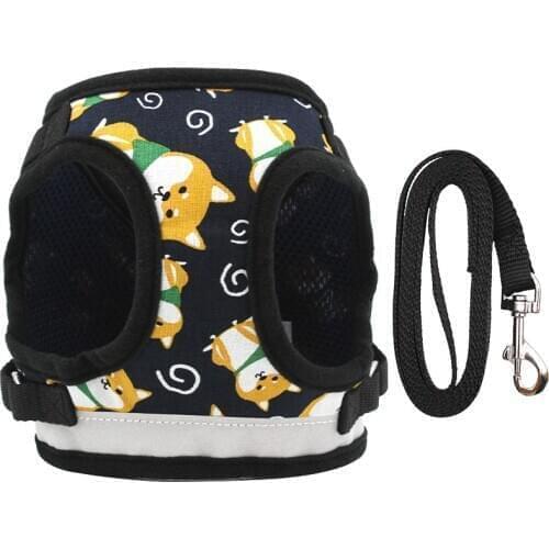 Dog Breast Sling Vest-style Reflective Pet Leashing Dog Leash Small And Medium-sized Dog Breast Sling
