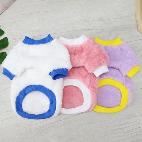 Fine Workmanship Beautiful Cute Pet Sweatshirt Costume Soft Texture Pet Clothes Round Neck Pet Accessories