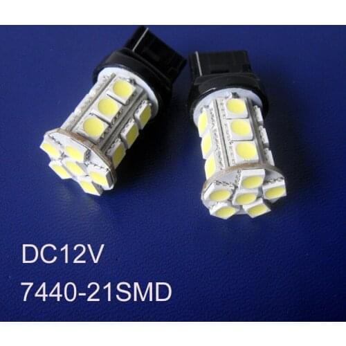 High quality,12V 7440 Led,t20 Car Rear Light,W21W Turn Signal,t20 Reverse Light,7440 Lamp,7440 Rear Lamp,free shipping 20pcs/lot