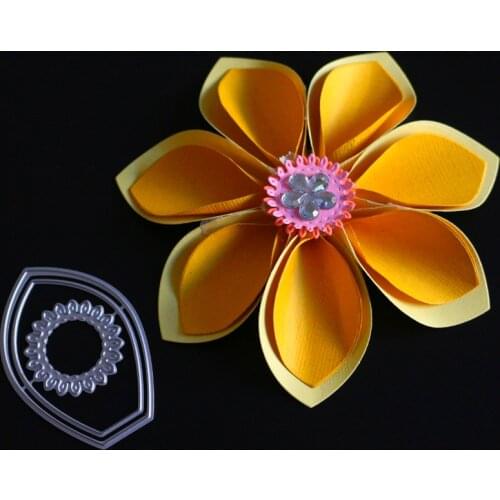 YINISE Metal Cutting Dies CUT Flower For Scrapbooking Stencils DIY Album Cards Decoration Embossing Folder Craft Die Cuts Tools