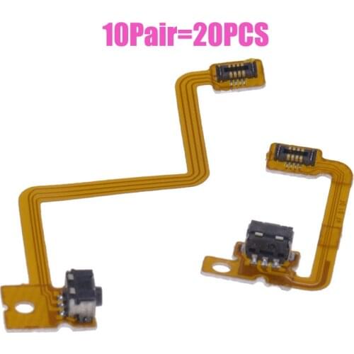 10 set Shoulder Trigger Button Left Right Flex Cable L/R Flex Cable Ribbon Cable for Nintendo For 3DS Repair L/R Switch Button
