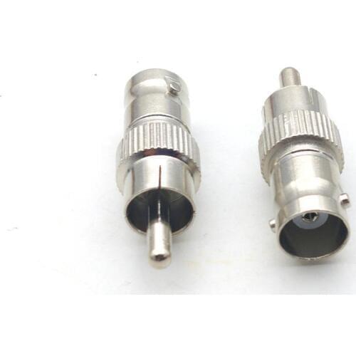 100pcs RCA Male Plug to BNC Female Jack Adapter Coax Connector Coupler adapter