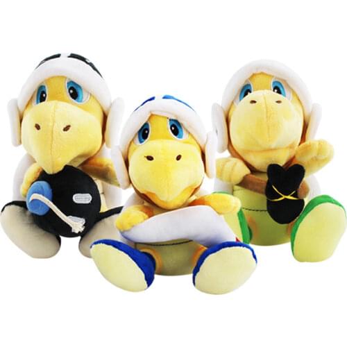 8"20cm 3Styles Hammer Boomerang Skull Turtle Plush Toys Stuffed Doll Gift For Kids