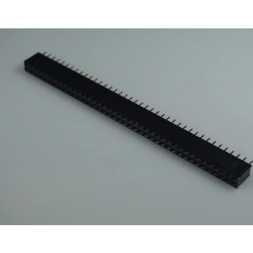 80pcs Pitch 2.54mm 2x40 Pin Female Dual Row Pin Header Strip DIP type through hole dual rows PCB Socket Headers