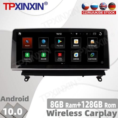 8+128GB Android 10 For BMW X5 X6 2008 2009 - 2014 Car Radio Multimedia Video Player Navigation GPS Accessories Auto 2din No DVD