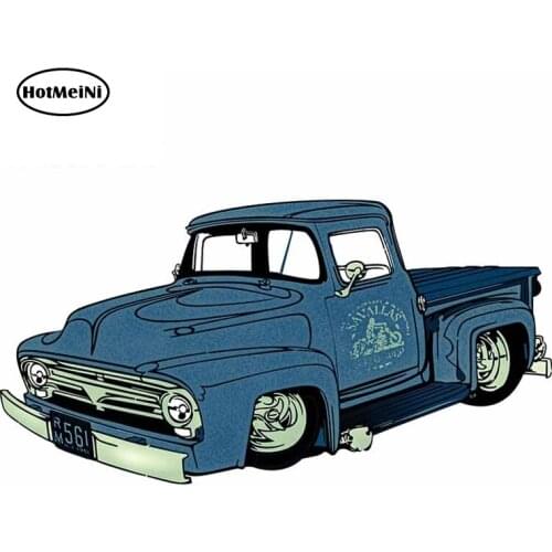 HotMeiNi 13cm x 6.9cm For Cartoon Car Creative Car Stickers Windows Decal Anime Graphics Personality Creative Decoration