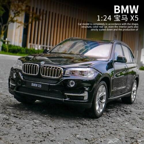 1:24 Scale Diecast Car Toy BMW X5 High Simulation Model Classical SUV Metal Alloy Toy Car for Children Gifts Collection