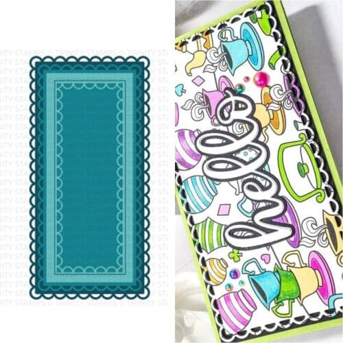 New 2021 Greeting Card Die Metal Cutting Dies Scrapbook Diary Decoration Stencil Embossing Template DIY Greeting Card Handmade