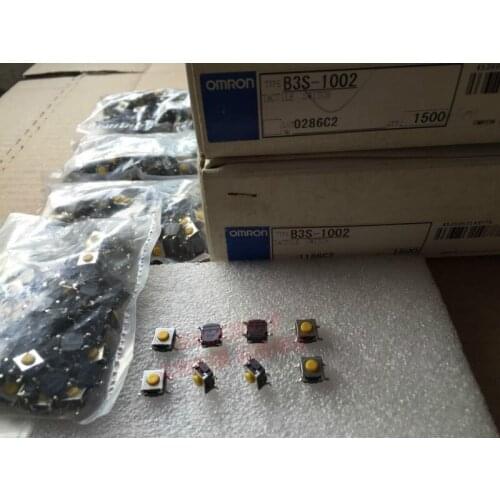 Original Import Omron Patch Micro-touch switch B3S-1002 Waterproof Seal 6x6x4.3mm Button