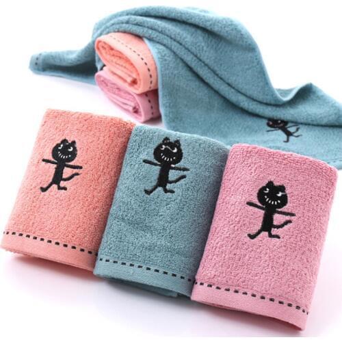 Newborn Baby Infant Cartoon Face Hand Bathing Towel Bibs Feeding Square Towels Handkerchief Cotton Polyester Gauze Towel