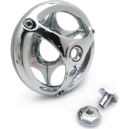 Aftermarket Free shipping motorcycle parts Chrome Vantage Horn Cover For 1998-2013 Yamaha V-Star 650 / Classic / Custom Vulcan