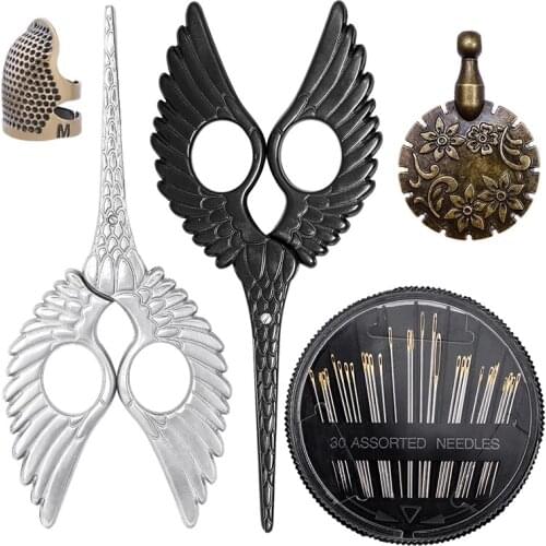 SHWAKK Professional Scissors Stainless Steel Tailor Scissors With Sewing Supplies Embroidery Craft For Sewing and Quilting