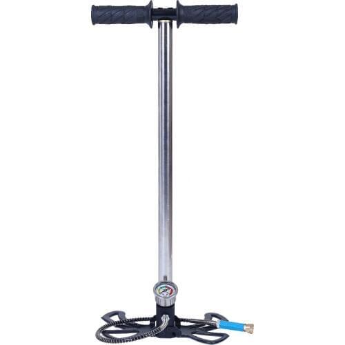 Butterfly Hand Air Pump High Pressure 3 Stage PCP Car Mini Hand Operated Air Pump Hunting PCP pump 300bar 30mpa 4500psi