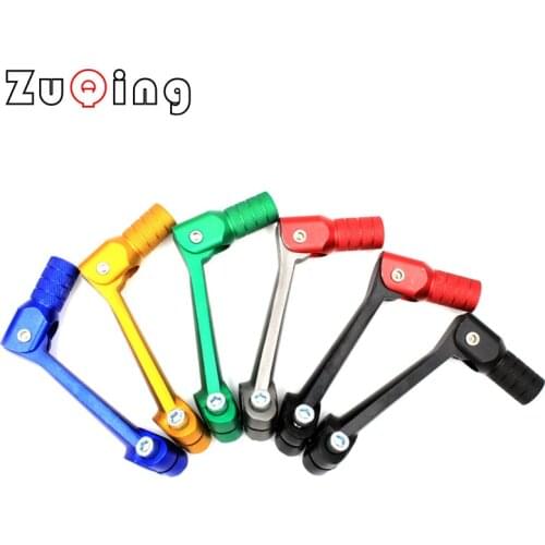 CNC Aluminum Forged Alloy Gear Shift Lever Short Folding Lever For KAYO T4 T6 TGR 250cc IRBIS Dirt Bike Pit Dirt Bike CNC-104