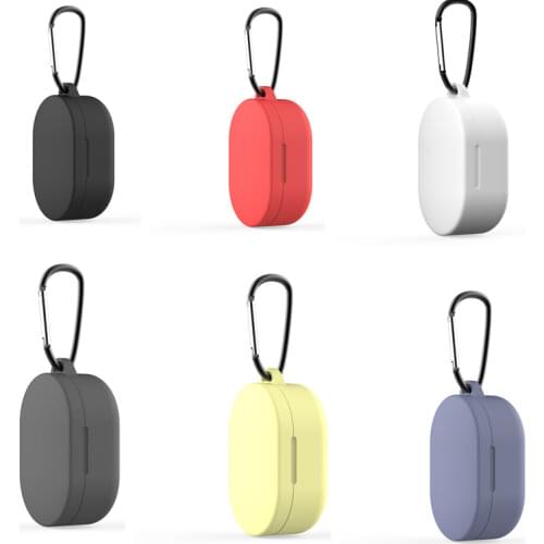 Silicone Earphone Case for Xiaomi Redmi AirDots 2 Earbuds Protective Case Cover Pouch Shell