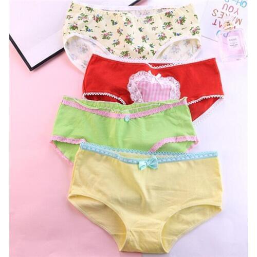 6PCS cotton panties women underpants cotton briefs underwear panties for woman Fashion cute comfort cozy panty TWY-MIX-6P