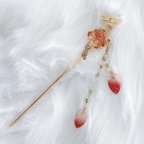 Ancient Style Hairpin Ruyi Hair Stick Daily Hanfu Headdress Hair Accessories Step Tassels Color-preserving Alloy Headwear
