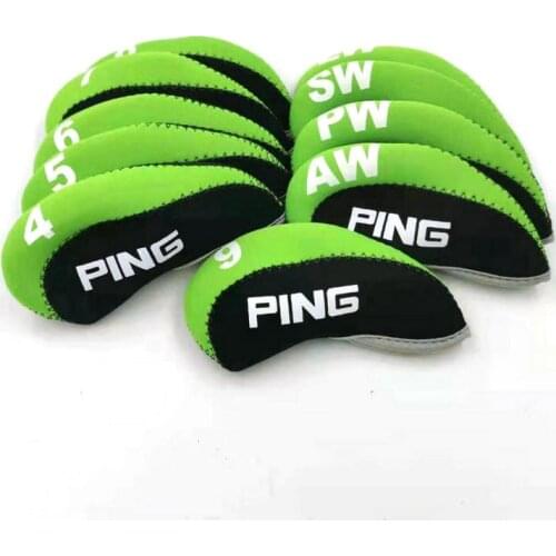 Golf Iron Headcover Irons set Head Cover 10pcs/set Numbers Printed For G410 425