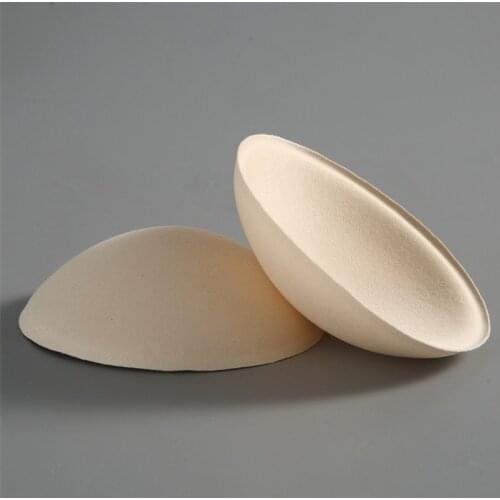 1pair Sponge Bra Pads Push Up Breast Enhancer Sports Cotton Sweat Absorbing High Quality Pad Padding Inserts Cups for
