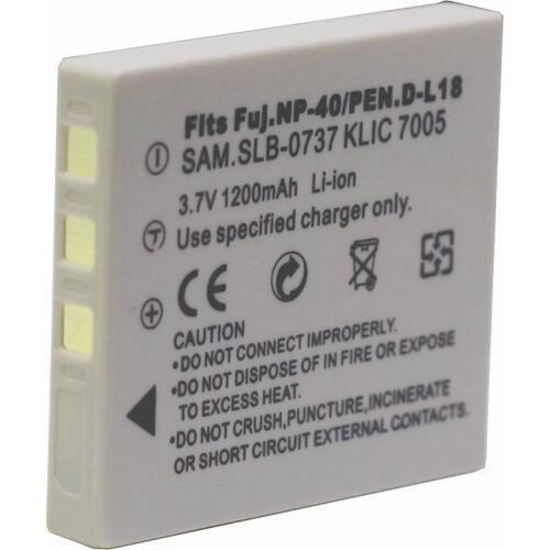 1pc 1200mAh NP-40 NP-40N Battery for BENQ DLI-102 FUJIFILM NP-40 NP-40N KODAK KLIC-7005 PENTAX D-LI8 D-Li85 for RICOH SAMSUNG
